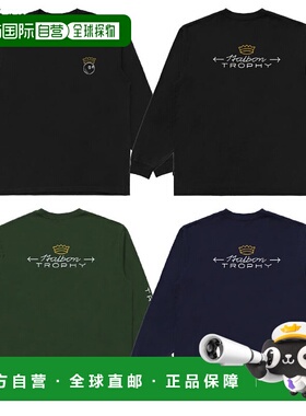 日本直邮Malbon Golf 男士 Trophy 长袖T恤M-93982025年秋冬款美