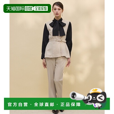 1h可退 日本直邮Swingle 女装 高腰弹力显瘦锥形裤 侧袋设计 美腿