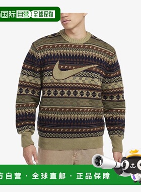 韩国直邮NIKE T恤生活费尔岛SWOOSH男装长袖耐克毛衣FZ0126-276