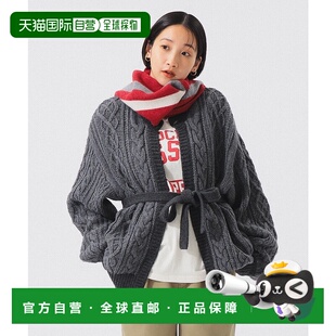 开衫 日本直邮BEAMS Aran 2Tone 毛衣针织羊毛 3Gauge