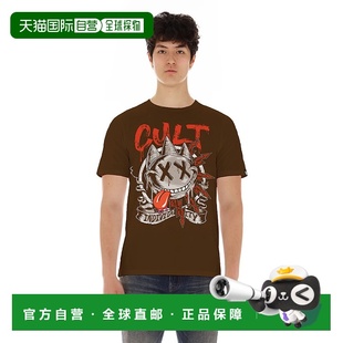 individuality短袖 圆领T恤 ZANY 自营 棕色 FACE 美国 cult