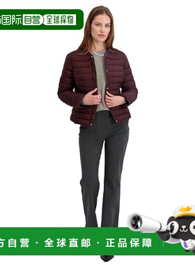 自营TAHARI Women's Lightweight Quilted Stretch Jacket with S