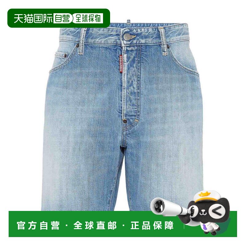 香港直邮DSQUARED2 男士短裤牛仔裤 SS2025 S71MU0855S30309470C图片