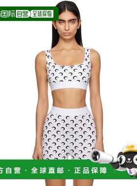 1h可退 香港直邮潮奢 Marine Serre 女士 白色 Moon Printed Jers