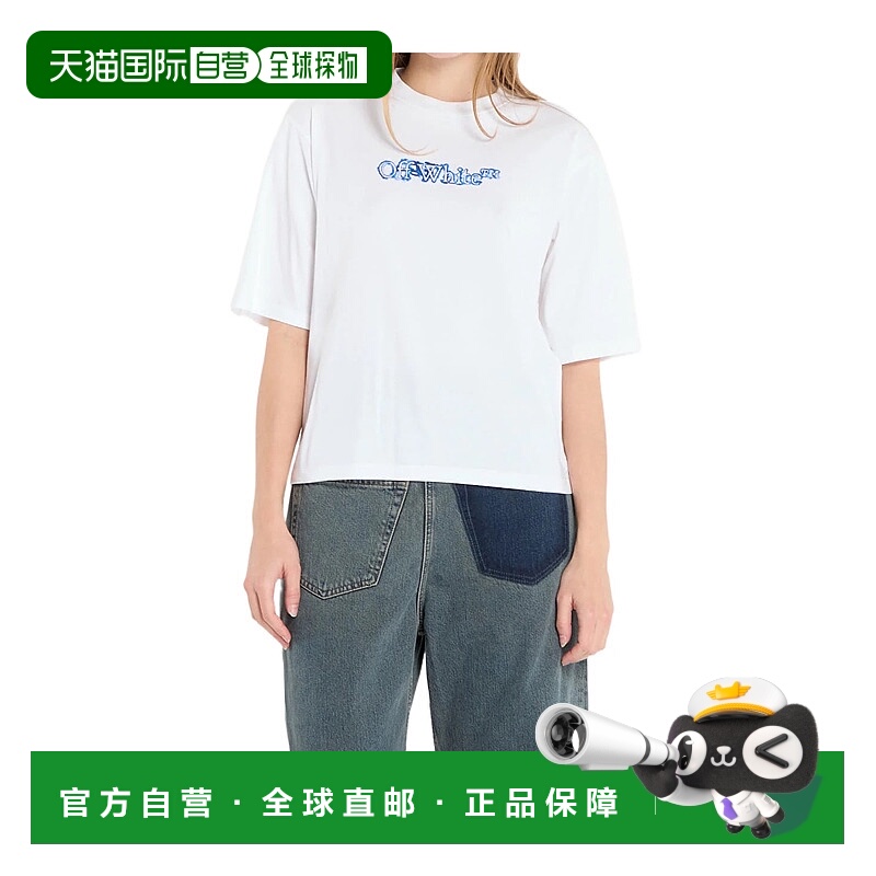 1h可退 香港直邮OFF-WHITE 女士T恤 OWAA124F25JER0040147 AW2025