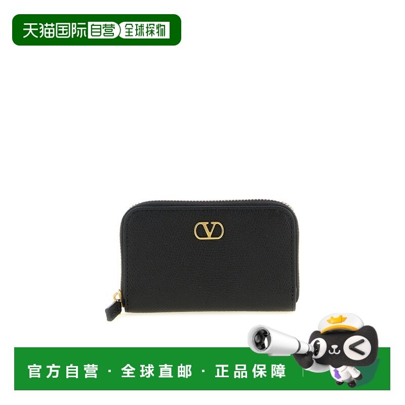 香港直邮VALENTINO 女士钱包 WP0AY3SNP0NO SS2026 黑色 拉链卡包