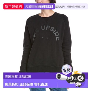 自营THE UPSIDE Newport Sweatshirt - Black 卫衣美国奥莱直发