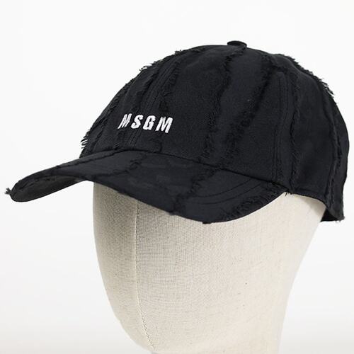日本直邮MSGM 棒球帽标志刺绣棉质男式 3440ML07 237013