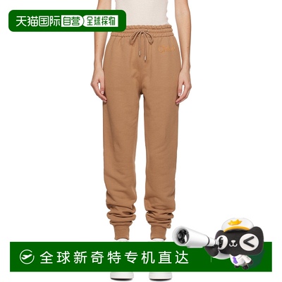 香港直邮潮奢 Chloe 蔻依 女士 棕色 Generous 运动裤 CH24WJT02