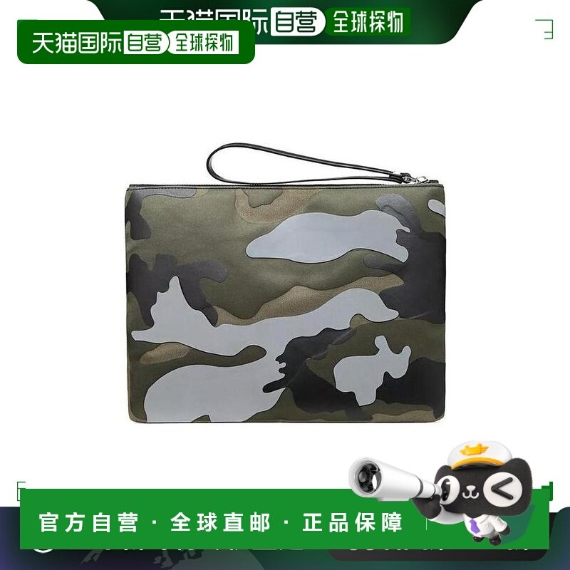 香港直邮VALENTINO 19SS 迷彩印花手拿包 Men真皮华伦天奴,箱包皮具/热销女包/男包,男士包袋,淘宝优惠券,粉丝福利购,淘宝优惠卷