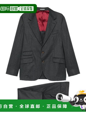 1h可退 香港直邮Brunello Cucinelli 单排扣西装套装 ME226LDWH