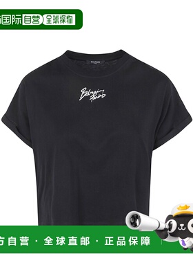 香港直邮BALMAIN 女士针织衫 GF1EE005BD40EAB SS2026 黑色 Top w