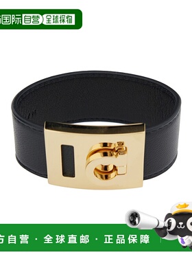 香港直邮Salvatore Ferragamo 菲拉格慕 女士 'Hug' 黑色锁扣图案