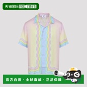 香港直邮Casablanca 男士 1h可退 FOR LOVE DANCE 多色真丝衬