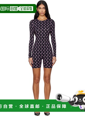 1h可退 香港直邮潮奢 Marine Serre 女士 黑色 Moon Printed Jers