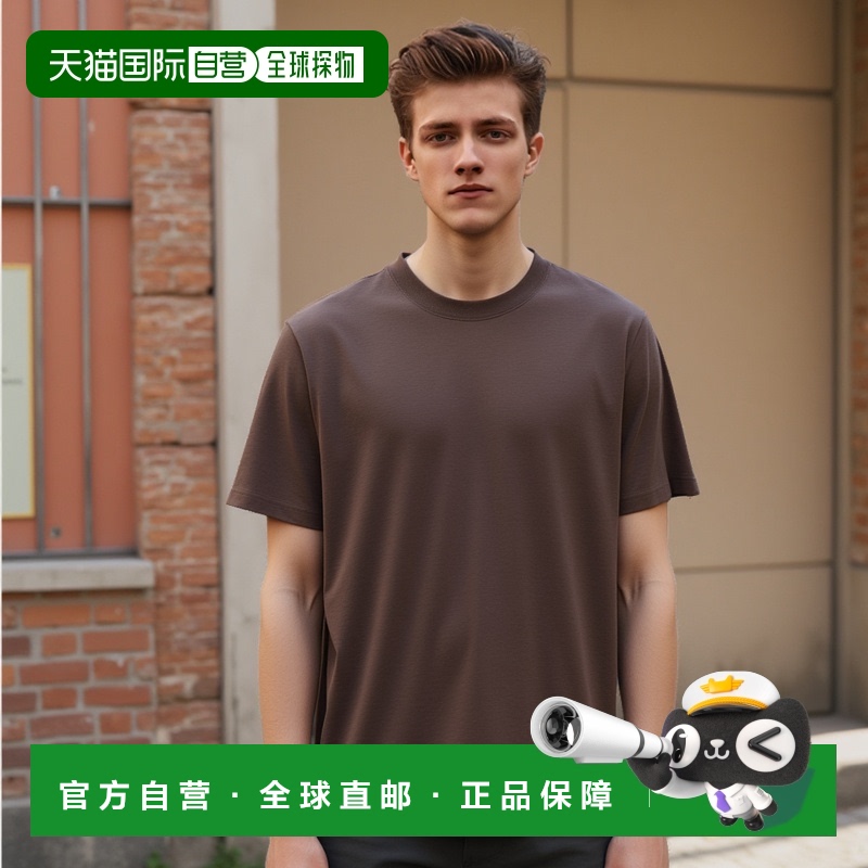 1h可退 香港直邮潮奢 Courreges 男士 圆领t恤 124JTS008JS0107