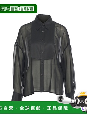 香港直邮PINKO 女士衬衫 106141A309Z99 AW2025 黑色 Camicia 'Ma