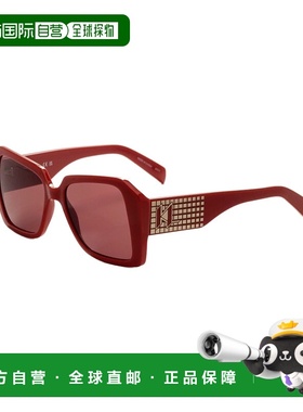 自营 Karl Lagerfeld女式53mm红色太阳镜KL6140S-600-红色 美国奥