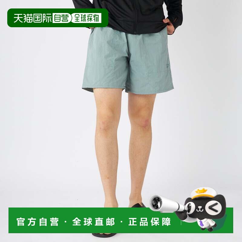 日本直邮Reebok 锐步泳装尼龙手套 浅卡其色短裤休闲裤运动