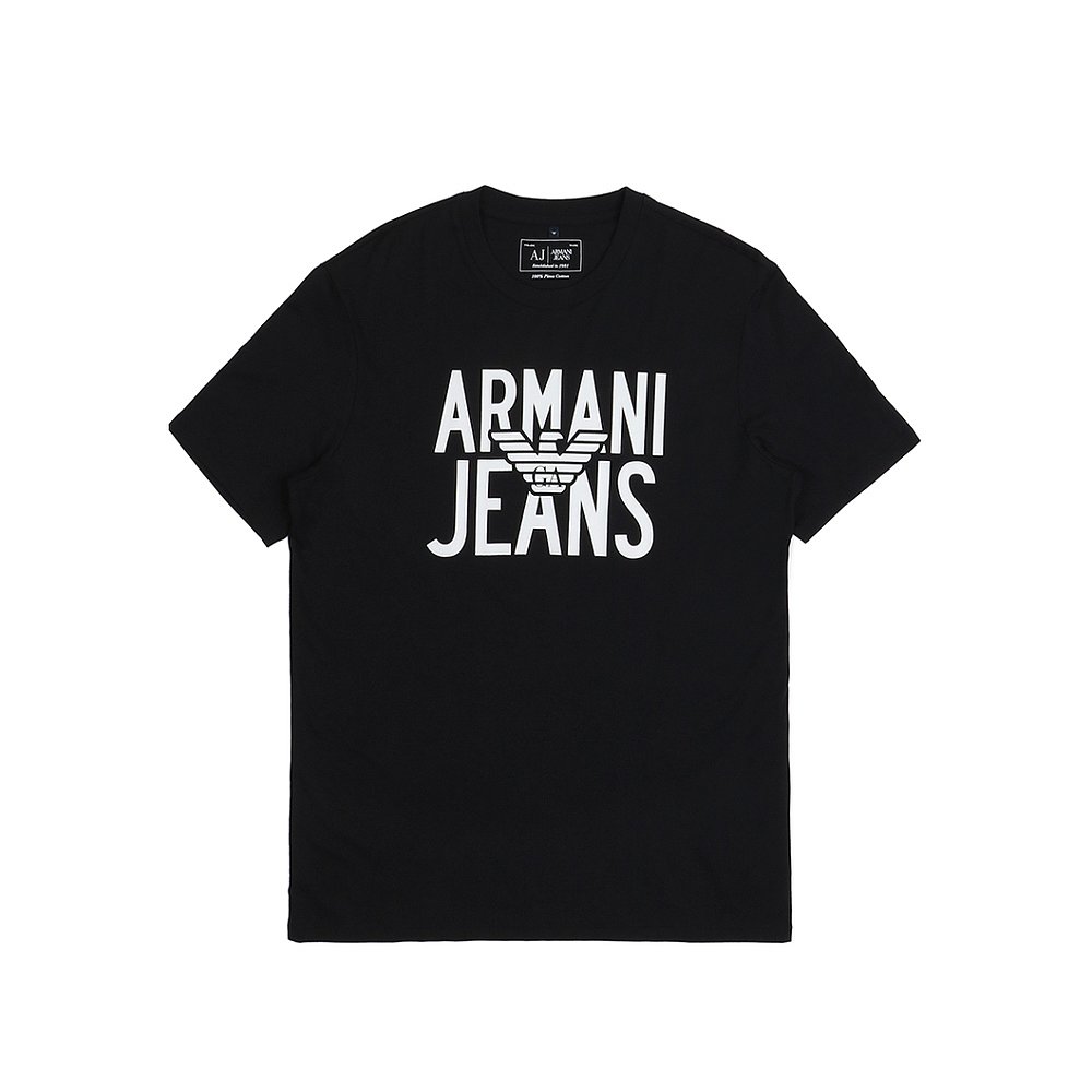 Armani Jeans海军蓝短袖T恤 6X6T596JPFZ