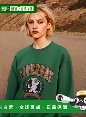 韩国直邮COVERNAT 卫衣CO2303CR07GN公用BORDER COLLIE SWEATSHIR