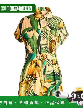 1h可退 香港直邮FARM RIO 女士 Playsuits 短款连身裤 yellow黄色