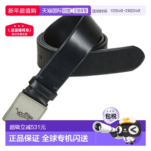 欧洲直邮Polo Ralph Lauren拉夫劳伦PP PLAQUE 男士腰带皮带