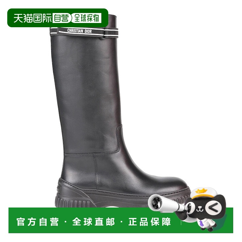 1h可退 香港直邮潮奢 DIOR 迪奥 女士 靴子 black黑色 舒适时尚
