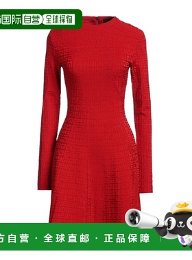 1h可退 香港直邮Givenchy 纪梵希 女士 短款连衣裙 red红色 舒适