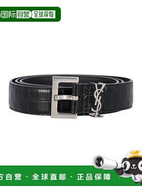 香港直邮SAINT LAURENT 男士腰带 CO 皮带 634440DZE0E1000黑色