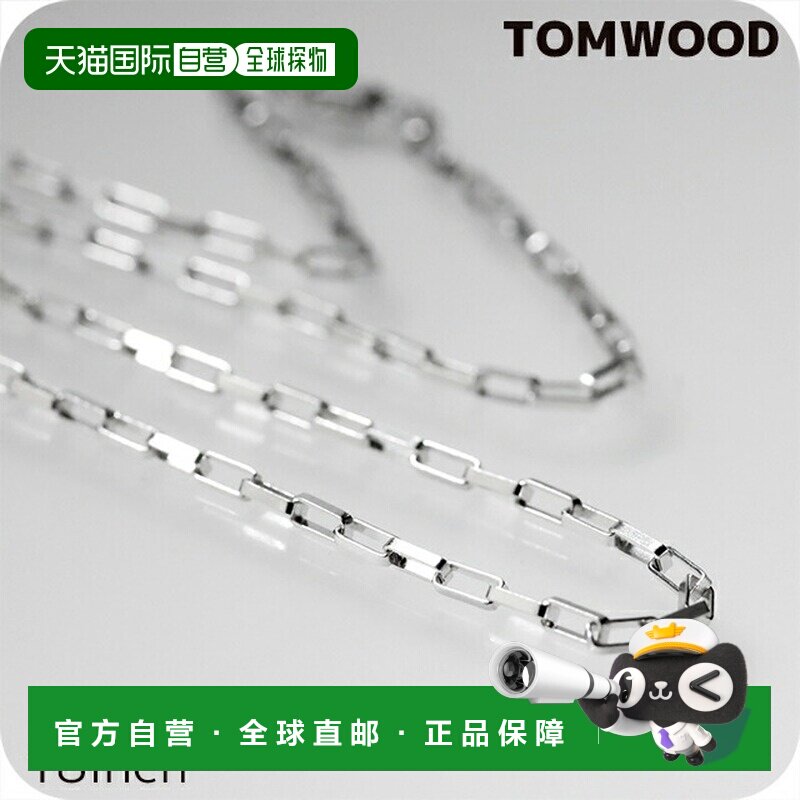 日本直邮Tom Wood 男女通用项链 Billy Chain18英寸100059银色配
