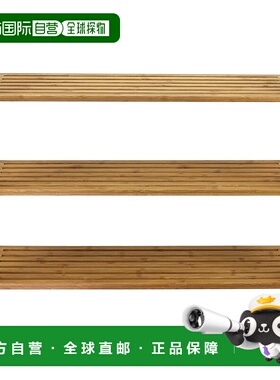 自营Oceanstar 三层竹鞋架 - 棕色 【美国奥莱】直发