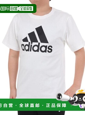 日本直邮adidas Kids Essentials Plus Big Logo半袖T恤 KWF38-JE