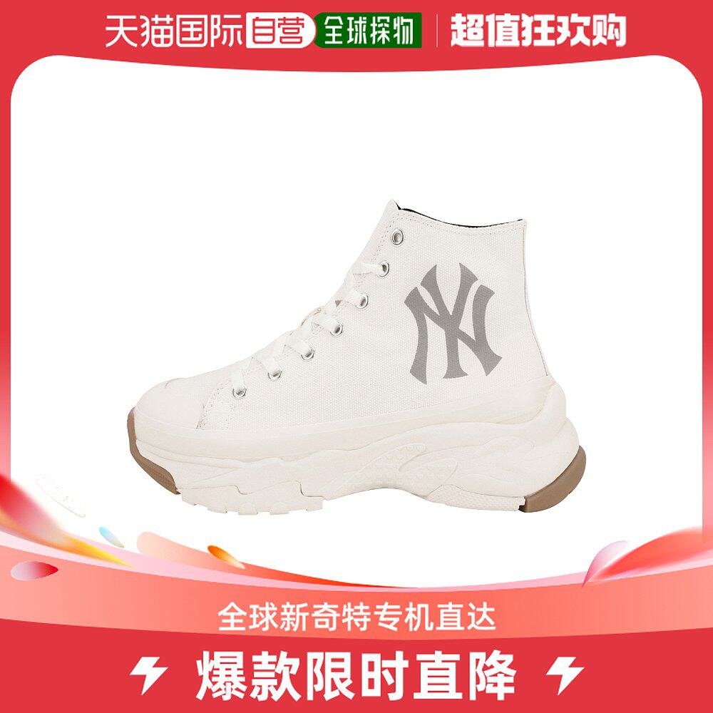 mlb帆布情侣高帮鞋厚底休闲春夏新款/32shu1111运动爆款帆布鞋