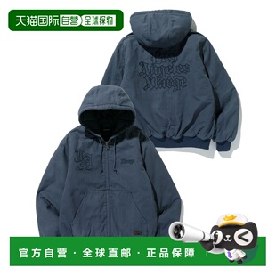 日本直邮XLARGE男女同款宽松刺绣连帽工装夹克 101261021002外套