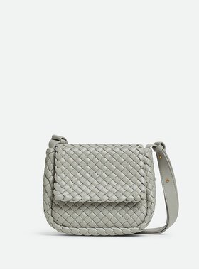 BOTTEGA VENETA 女士斜挎包 762711V01D11556 CO 灰色