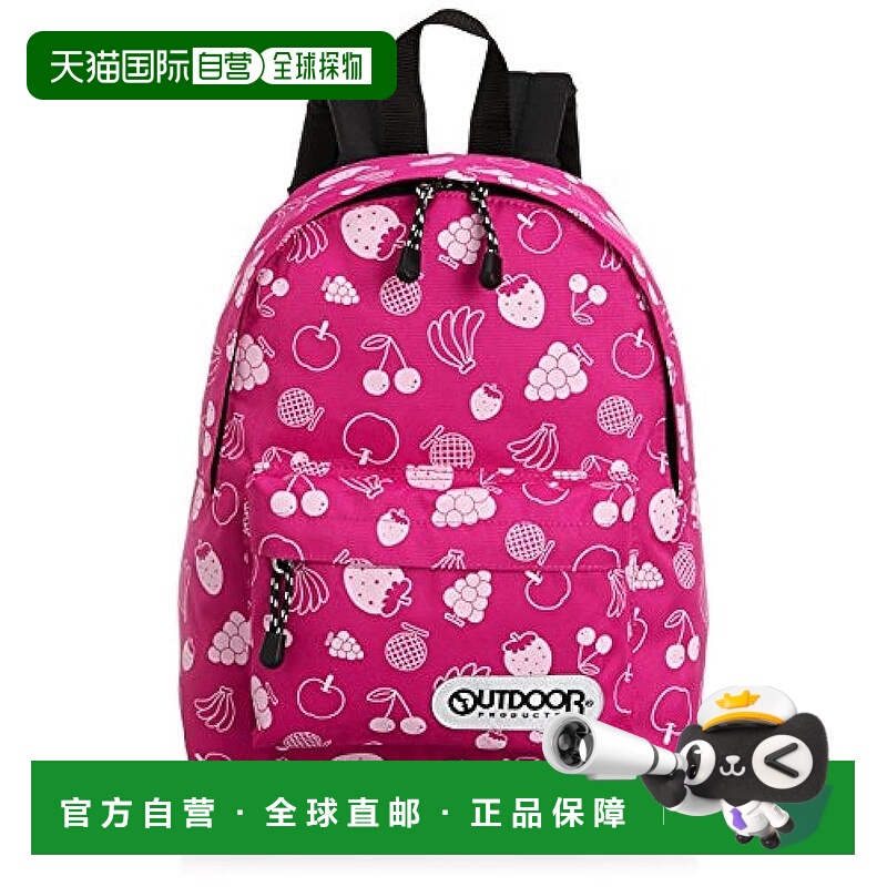 【日本直邮】Outdoor 儿童用休闲双肩背包 B5收纳 大容量 17水果