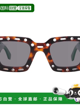 自营Off-White Mercer Full SMoke Square Sunglasses OERI026 60
