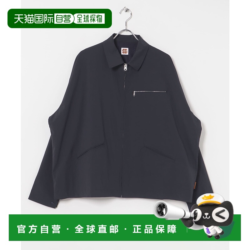 1h可退 日本直邮SEE SEE 男装宽松尼龙夹克 半拉链双口袋设计 BSM