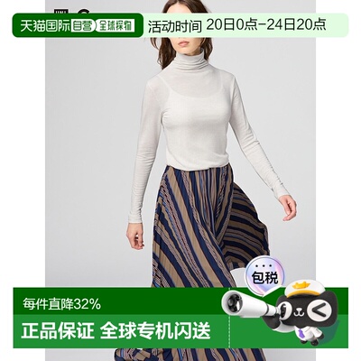 日本直邮Uniqlo Uniqlo 极暖Heattech羊绒混纺高领T恤 471601内搭