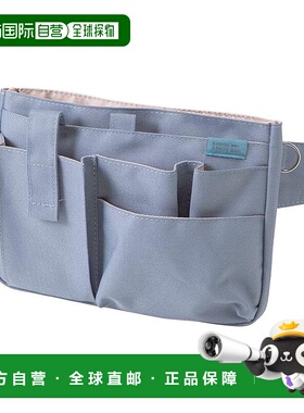 【日本直邮】Kutsuwa 围裙包文具围裙包 BE021BL 蓝色 斜挎包均码