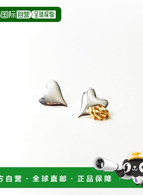 1h可退 日本直邮LAPUIS 女士心形线圈耳环 233-220101耳钉配饰