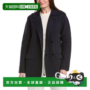 Long Polo Double Breasted blu 自营English Cardigan Factory