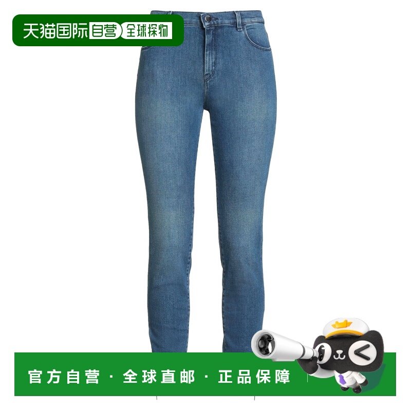 1h可退 香港直邮潮奢 BOSS 波士 女士 牛仔长裤 blue蓝色 舒适时,女装/女士精品,牛仔裤,淘宝优惠券,粉丝福利购,淘宝优惠卷