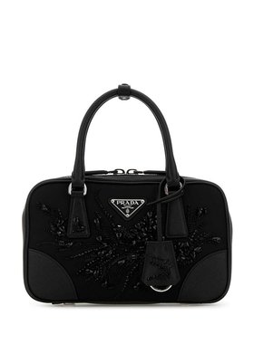 PRADA 女士手提包 1BB121VTRO2C4QF0632 CO 黑色 BORSE