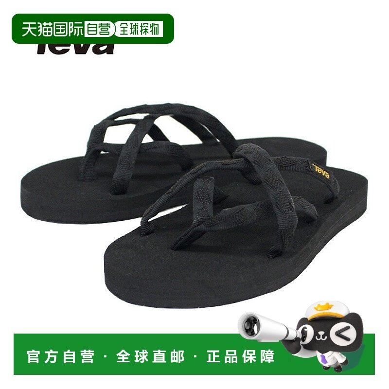 Teva 女士 OLOWAHU 运动凉鞋凉鞋鞋子女士6840黑色EVA记o