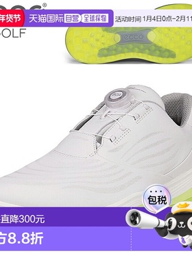 日本直邮ECCO LT1 BOA 男士防水无钉高尔夫球鞋2024 款“132274 (