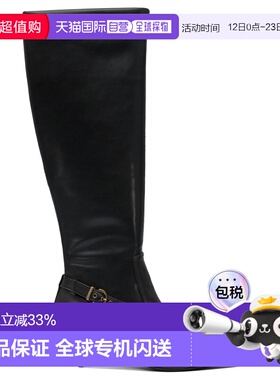 1h可退 香港直邮Pinko 品高 女士 黑色皮质短靴 SD0369E028Z99BLA