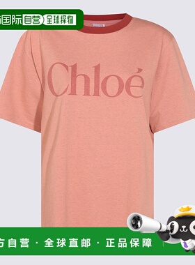 香港直邮CHLOÉ 女士T恤 CH25AJH201736B1 AW2025 粉红色 Melange