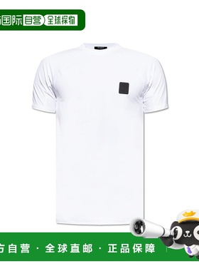 香港直邮BALMAIN 男士泳装 BWM3515600100 SS2025 白色 Swim T-sh